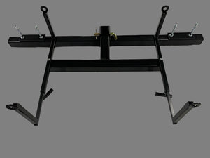 Front Mount Zero Turn Mower Hitch and Sprayer Tank Rack Attachment