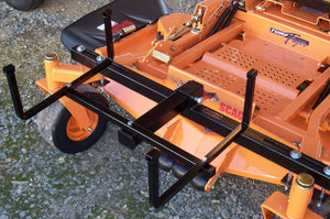 Front Mount Zero Turn Mower Hitch and Attachment